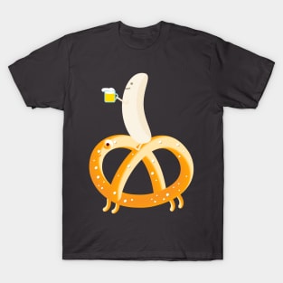 Pretzel, white sausage, beer team T-Shirt